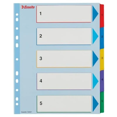 Immagine di ESSELTE Rubrica MYLAR numerica 1 5 con indice riscrivibile f.to A4 MAXI 100207