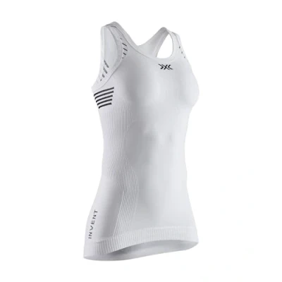 Immagine di X Bionic Invent 4.0 Maglia Termica Donna Senza Maniche a Compressione Canotta ad Alte Prestazioni Per Running, Sci, Ciclismo, Fitness, e Sport Invernali Climi Rigidi, S, Bianca