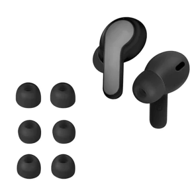 Immagine di kwmobile 6x Auricolari di ricambio compatibile con JBL Wave 200 TWS/Wave Beam Gommini sostitutivi in Silicone 3 Misure nero