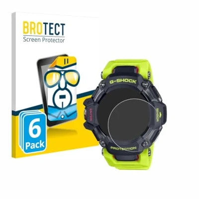 Immagine di brotect Pellicola Protettiva per Casio G Shock GBD H2000 Protezione Schermo (6 Pezzi) [Trasparente, Anti Impronte]