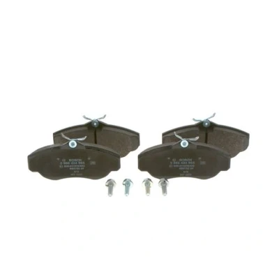 Immagine di BOSCH 0 986 424 565 Kit pastiglie freno Low Metallic con lamierino anticigolío, bulloni/viti accessori LAND ROVER: Discovery 2, Range Rover 2