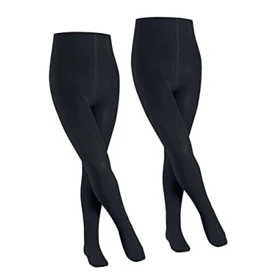 Immagine di Falke Family 2PACK Everyday Casual Collant per bambini, Taglia: 80/92, Darkmarine