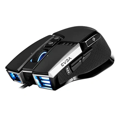 Immagine di EVGA X17 Mouse da Gioco, Wired, Nero, Personalizzabile, 16.000 DPI, 5 Profili, 10 Pulsanti, Ergonomico, 903 W1 17BK K3