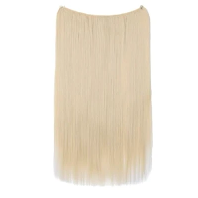 Immagine di CAISHA 50cm 1 Trama Extension Con Elastico Per Capelli Parrucchino Liscio Resistente Al Calore Biondo Chiaro E116