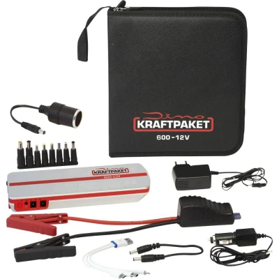 Immagine di Dino KRAFTPAKET Sistema di accensione rapido 136102 Corrente davviamento ausiliaria (12 V)=300 A 2 x Uscita 12V, presa USB, Protezione inversione