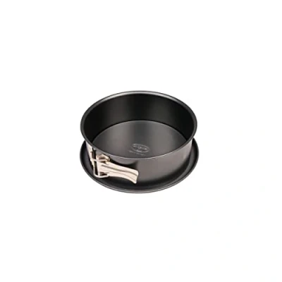 Immagine di Dr.Oetker Tortiera apribile con Fondo Piatto Ø 18 cm, Tradition, Rivestimento Antiaderente (Colore: Nero), quantità: 1 Pezzo, Alluminio