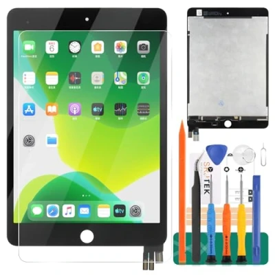 Immagine di Per IPad Mini 5 7.9 Sostituzione Dello Schermo 2019 A2126 A2124 A2133 Display LCD Touch Screen Digitizer Assembly Pannello di Vetro Matrice Parti Riparazione Kit (nero)