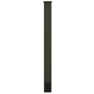 Immagine di Garmin Cinturino Originale, 26mm, UlktraFit in Nylon, Chiusura a strappo, Ultra leggero, Elastico e Anti microbico, Moss