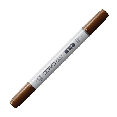 Immagine di Copic Ciao Pennarello Grafico con Doppia Punta, 11 g , Marrone (Sepia), 12 x 150 mm