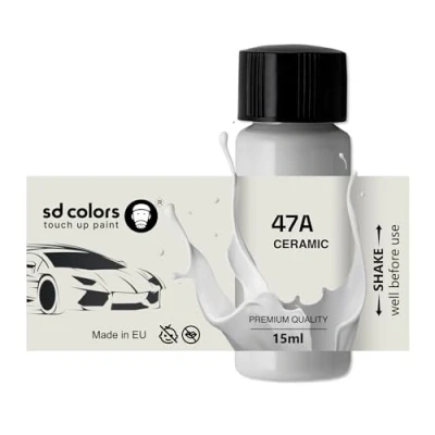 Immagine di SD COLORS CERAMIC 47A Vernice per ritocchi, 15 ML, riparazione graffi e scheggiature, codice colore ceramica (solo vernice)