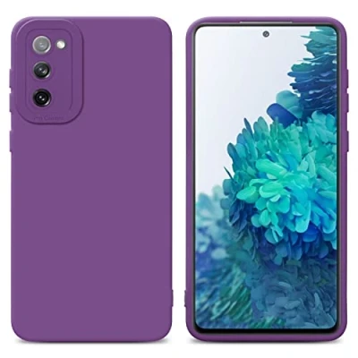 Immagine di Cadorabo Custodia compatibile con Samsung Galaxy S20 FE in FLUID VIOLA OPACO Coperchio protettivo silicone TPU flessibile