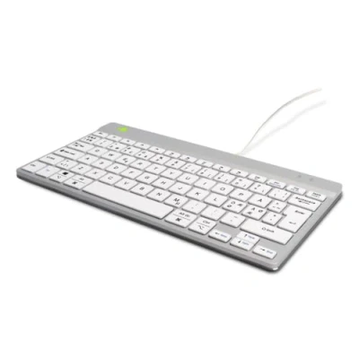 Immagine di R GO Tools Compact Break Cablato Tastiera Olandese, QWERTY Bianco Ergonomico