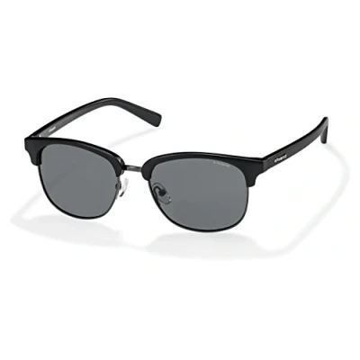 Immagine di Polaroid Occhiali da sole PLD 1012/S Rotondi, Uomo, RUTENIOSC NERO, 54 mm