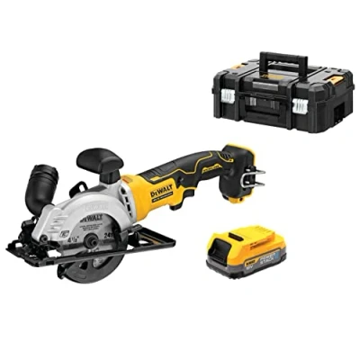 Immagine di Dewalt Sega circolare a batteria DCS571NT XJ in valigia, 1 da 1,7 Ah, caricatore