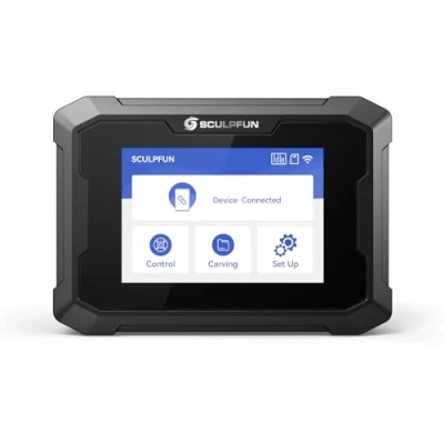 Immagine di Sculpfun TS1 Touch screen, terminale di comando con incisione offline per S9 S10 S30 iCube serie Laser incisione, connessione WiFi, funzione taglio in tempo reale, applicazione l&#039;app