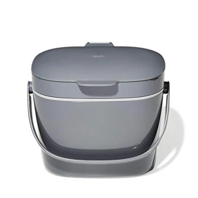 Immagine di OXO Good Grips Contenitore da cucina per Compost, Carbone/Grigio, 6.6 L