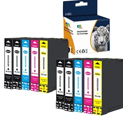 Immagine di Teland Cartuccia di inchiostro compatibile per Epson 603 603XL Expression Home XP 2100 2105 4105 4100 3105 3100 Workforce WF 2850DWF 2835DWF 2830DWF 2810DWF (10 PK)