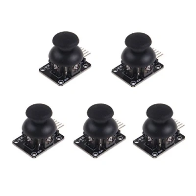Immagine di WINGONEER 5PCS PS2 joystick controller di gioco XY doppio asse Breakout Modulo per Arduino