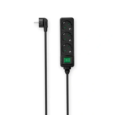 Immagine di Hama 00223005 Multipresa con interruttore Nero Schuko 1 pz.
