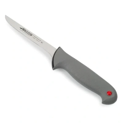 Immagine di Arcos Serie Colour Proof Coltello Disosso Lama Acciaio Inossidabile Nitrum 130 mm Manico Polipropilene Coperto da Elastomer Colore Nero