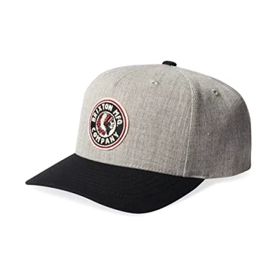 Immagine di Brixton Rival C MP Snapback Cappello, Light Heather Grey/Black, Taglia Unica Uomo