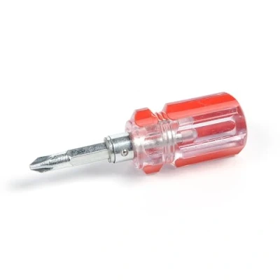 Immagine di Mini cacciavite tozzo doppio uso reversibile piccolo compatto manuale utensili per lavori di riparazione (tipo B)