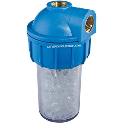 Immagine di Suinga filtro ANTICALCARE per SCALDABAGNO. ANTICO Riscaldatori e caldaie da 1/2 &quot;con recipiente contenitore polifosfato. Elimina la capacità di calcare