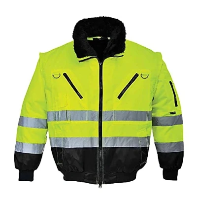 Immagine di Portwest PJ50 Giacca Pilot 3 in 1 ad Alta Visibilità, Giallo/Nero, L