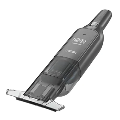 Immagine di Black+Decker HLVC320B11 QW, Aspirabriciole Senza Fili a Batteria, Aspirapolvere Mano Portatile, Titanium, 24 Wh