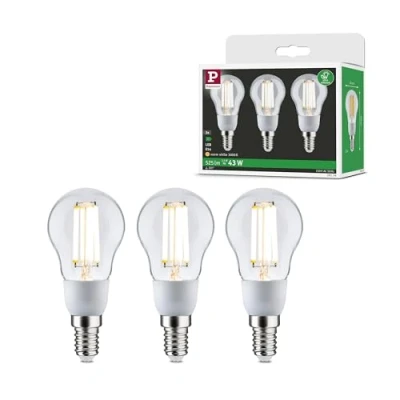 Immagine di Paulmann 29134 LED (monocolore) ERP A (A G) E14 2.5 W Bianco caldo (Ø x A) 45 mm 100 3 pz.