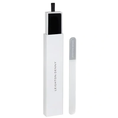 Immagine di LEIGHTON DENNY Lima per unghie in cristallo grande (195 mm) con custodia ecologica