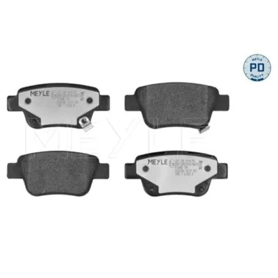 Immagine di MEYLE 025 236 2016/PD Kit pastiglie freno PD Quality Assale posteriore con segnalatore acustico usura lamierino anticigolío