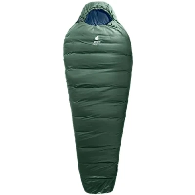 Immagine di deuter Orbit 0, Sacco a Pelo in Fibra Sintetica Men&#039;s, Ivy Ink, Regular