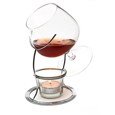 Immagine di Bar Originale The mixology : Brandy Warmer set scaldacognac con bicchiere