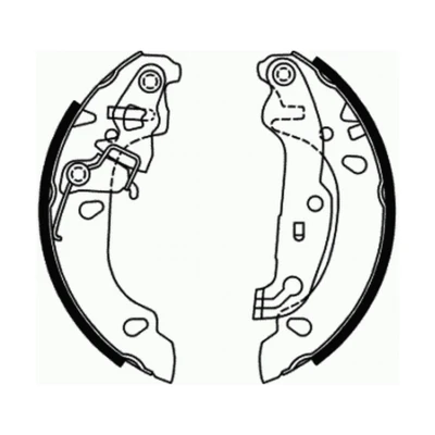 Immagine di KRAFT 6022480 Ganasce Freno Assale posteriore 180,0 32,0 con leva FORD: FIESTA 5, KA Hatchback, 4