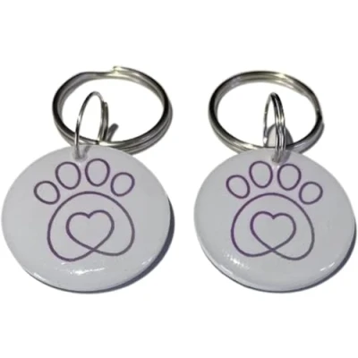Immagine di Compatibile / ricambio per Petsafe microchip RFID collare tag chiave disco (confezione da 2)