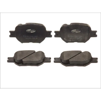 Immagine di DELPHI LP1804 Kit pastiglie freno Non predisposto per contatto segnalazione usura con lamierino anticigolío senza accessori TOYOTA: Celica VII Coupe