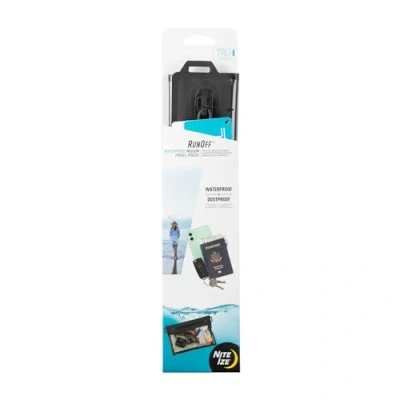 Immagine di Nite Ize RunOff Custodia media con cerniera TRU, compatibile touchscreen, 100% impermeabile, colore: carbone