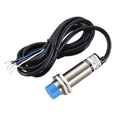 Immagine di Heschen M18 Interruttore sensore di prossimità capacitivo, Tipo non schermato, LJC18A3 B Z/CY, Rivelatore 0 10mm, 10 30VDC 200mA, PNP NO+NC, 4 fili, CE