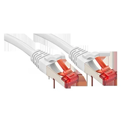 Immagine di LINDY 47792 RJ45 cavo di rete, patch CAT 6 S/FTP 1.00 m Bianco 1 pz.