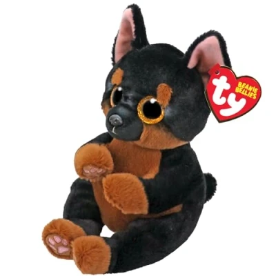 Immagine di Ty Fritz Dog Beanie Bellies Regular Squishy Baby Soft Plush Toys Collectible Cuddly Stuffed Teddy