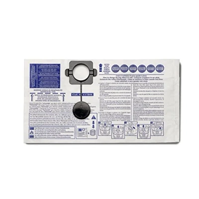 Immagine di Gisowatt 83 144B0I Confezione 5 Sacchi Orizzontali in Carta Filtrante per PC15, Lavamatic, Techno Cleaner 15