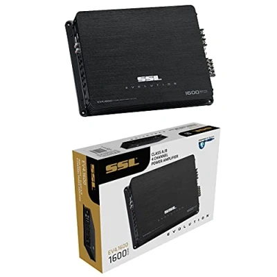 Immagine di 1 SOUNDSTORM SSL EV4.1600 amplificatore 4 canali x 300 watt rms classe ab 1600 max spl cofano bagagliaio auto con bass boost 0/18 db, pezzo