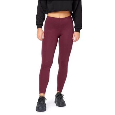 Immagine di Bellivalini Leggins Termici da Donna Foderati Calze Invernali Caldo Après Ski in BLV50 320 (Borgogna, M)