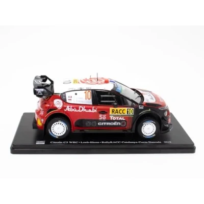 Immagine di OPO 10 Modellino Auto in Scala 1/24 Compatibile con Citroen C3 WRC Loeb Elena Rally RACC Catalunya Costa Daurada 2018 WRC502