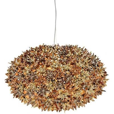 Immagine di Kartell Bloom 09268XR S1, Lampada a Sospensione, Oro Bronzo e Rame, Ø 53