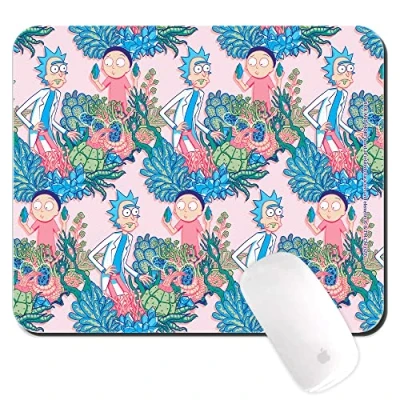 Immagine di ERT GROUP tappetino per mouse Rick and Morty originale e con licenza ufficiale PC, motivo 021 rosa, computer, antiscivolo, 225 mm x 189