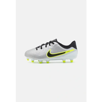 Immagine di Nike Performance JR Legend 10 Academy FG/MG Unisex Scarpe da calcetto con tacchetti per bambini, Taglia: 36, Metallic silver/black/volt