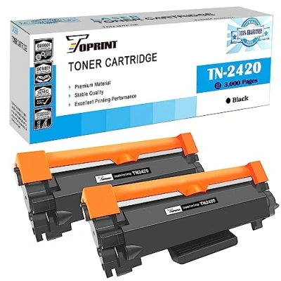 Immagine di TN2420 TN 2420 Cartucce Toner Compatibili Alta Capacità 3000 Pagine 2 Neri per Brother HL L2310D L2350DW L2370DN L2375DW DCP L2510D L2530DW L2550DN MFC L2710DN L2710DW L2730DW L2750DW Stampanti