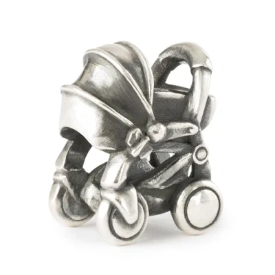 Immagine di Trollbeads Collezione Primavera Connessioni fiorite 2024 Perle d&#039;argento, misura unica, Argento sterling, Nessuna pietra preziosa